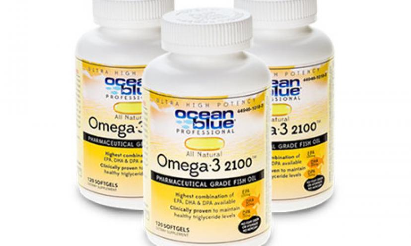 Get a FREE Ocean Blue Omega 3 2100 Fish Oil Sample!