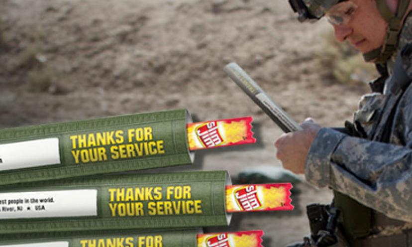 Salute Our Troops By Sending a FREE Slim Jim {With a Personalized Message!}