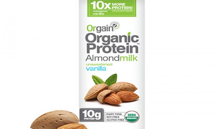 Get $1.50 Off Orgain Organic Protein Almond Milk!