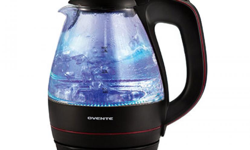 Save on the Ovente Glass Electric Kettle!