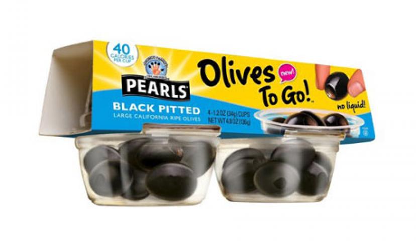 Get $1.00 off Pearls Olives To Go! 4-Pack!