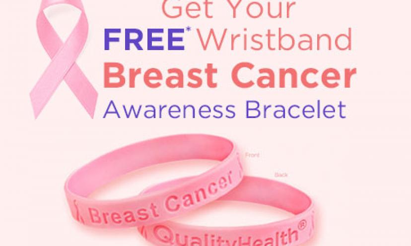 Show Your Support With a FREE Breast Cancer Awareness Bracelet!