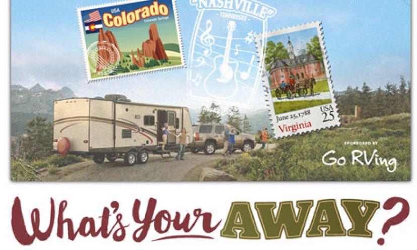 Enter For The Chance to Win an RV Adventure of Your Choice!