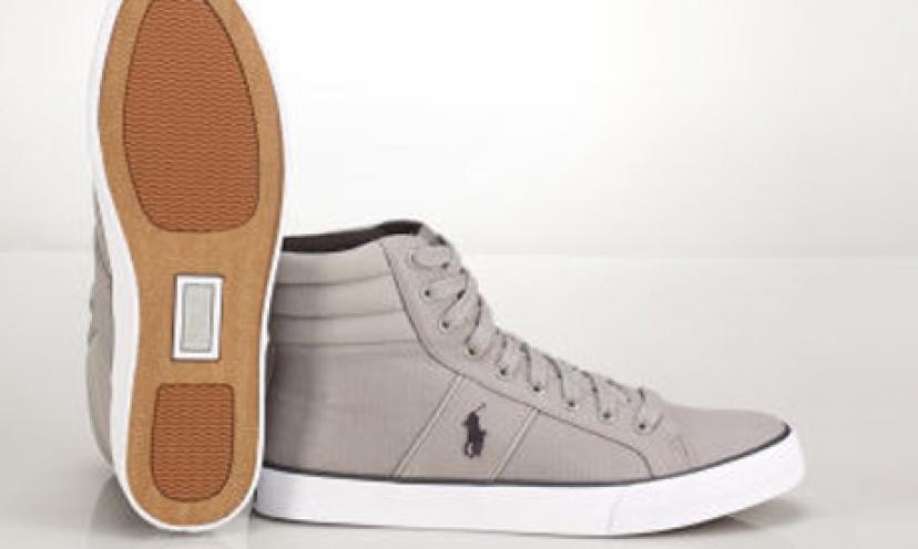 Save Huge on Polo Ralph Lauren Men’s Bawtry Fashion Sneakers!