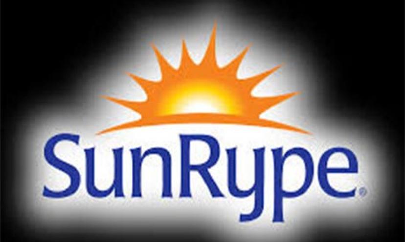 Get a free sample from SunRype!