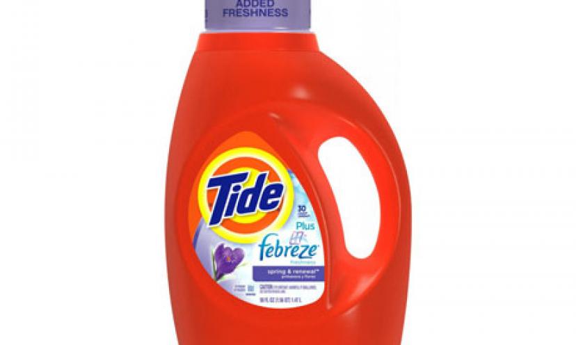 Save $1.50 Off Tide Detergent!