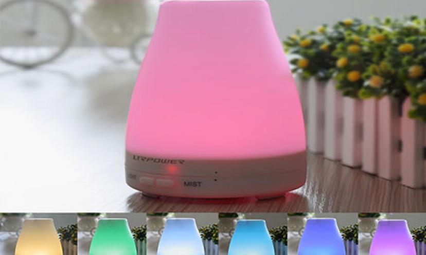 Save 46% Off The URPOWER Aromatherapy Humidifier!