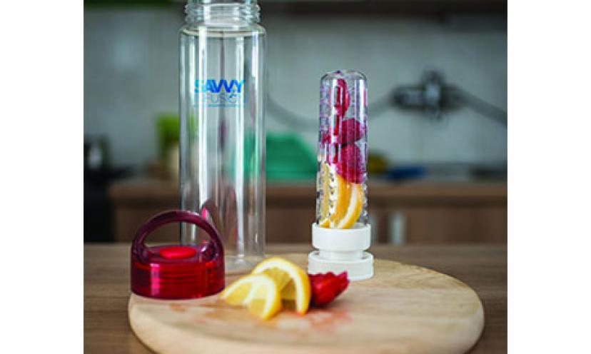 Save 62% on a Savvy Infusion Water Bottle!