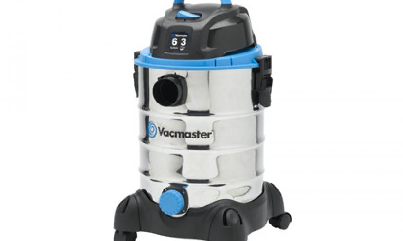 Save 39% On the Vacmaster Stainless Steel Wet/Dry Vacuum!