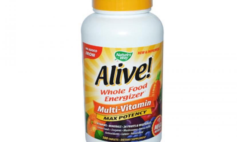 Get $3.00 Off Any Alive! Multi-Vitamin!