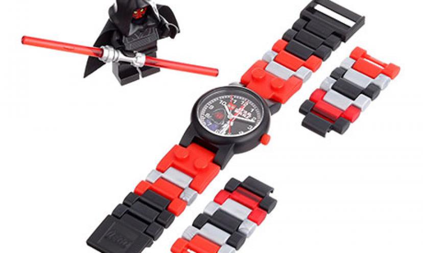 Save 38% Off on LEGO Kids’ Star Wars Darth Maul Plastic Watch!