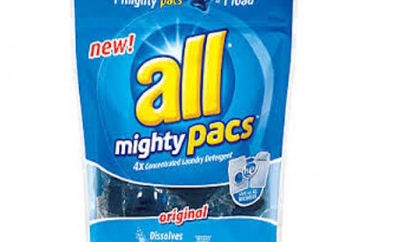 Get $2.00 Off Any All Mighty Pacs 50ct or larger!