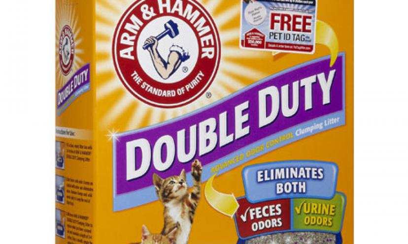 Get $1 off Arm & Hammer Cat Litter!