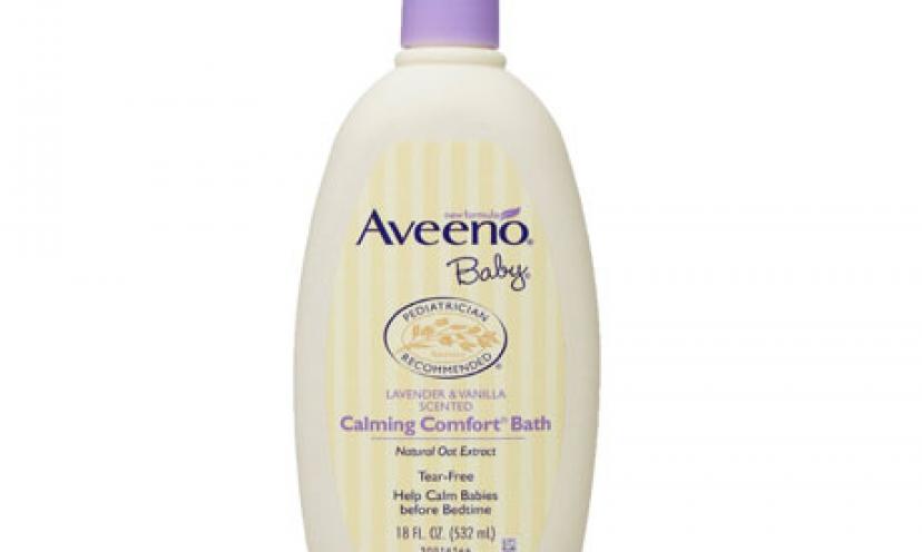 Save 57% Off on Aveeno Baby Calming Comfort Bath!
