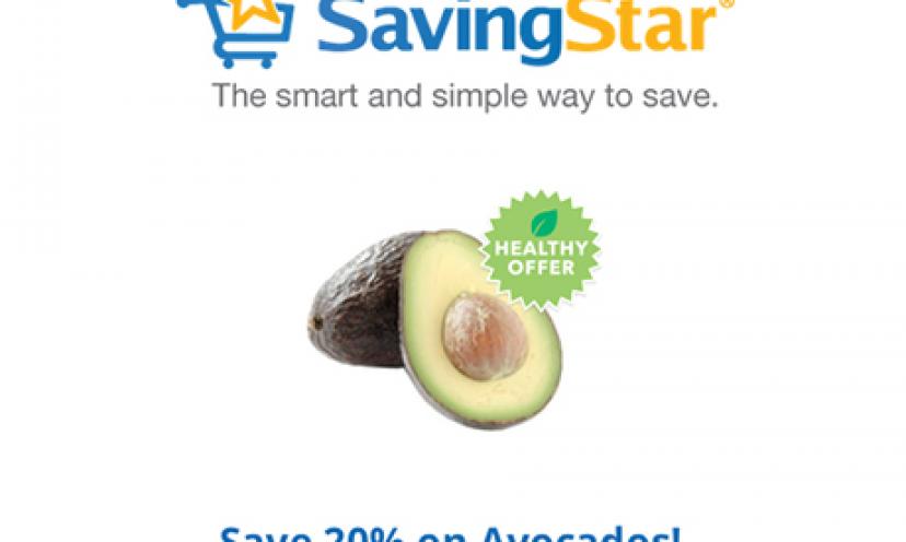 Holy guacamole! You can save 20% off on avocados!