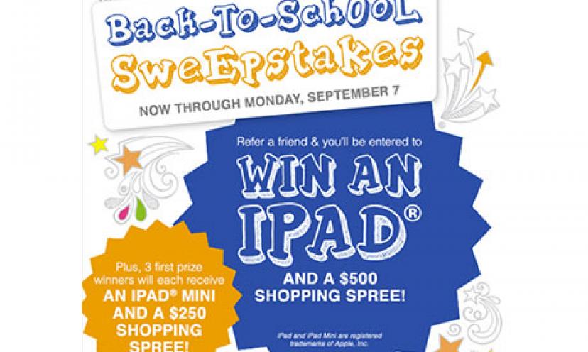 Enter to Win an iPad Air 2 and Carson’s Shopping Spree!