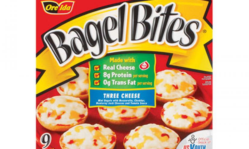 Get $1.00 Off Two Bagel Bites Frozen Products!