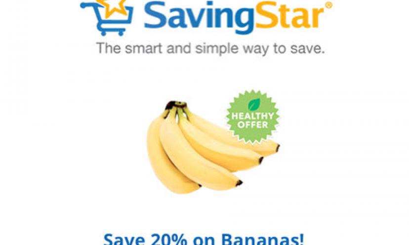 Save 20% off on bananas with today’s coupon!