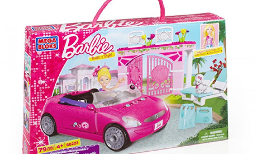 Save 55% off on the Mega Bloks Barbie Convertible!