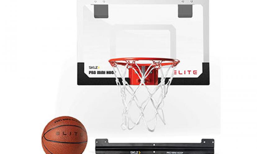 Save 44% on the SKLZ Mini Pro Basketball Hoop Elite