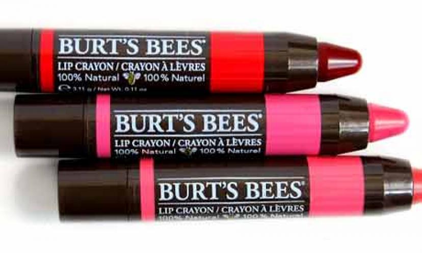 Save on Burt’s Bees Lip Crayon!