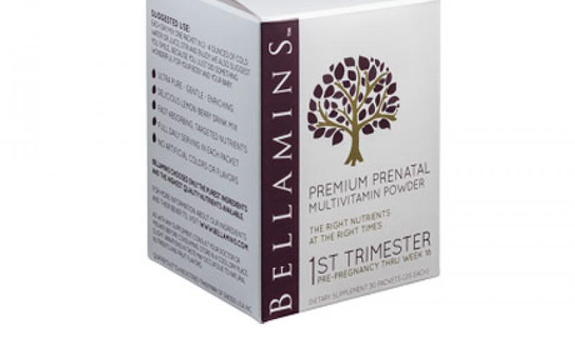 Get a FREE Sample of Bellamins Prenatal Vitamins!