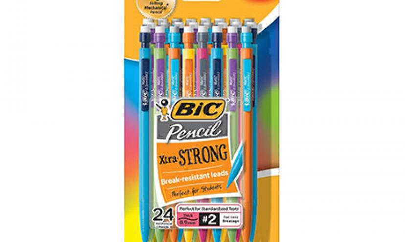 Save 45% on Xtra Strong BIC Mechanical Pencils!