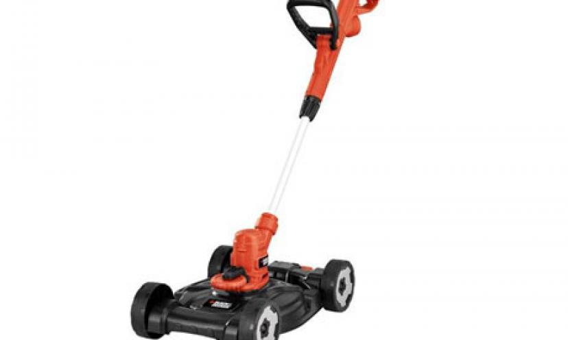 Get 28% Off on the Black & Decker 3-in-1 Trimmer/Edger and Mower!