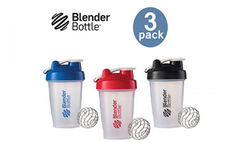 Save 30% Off A Three-Pack of Blender Bottles!
