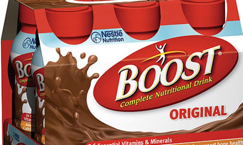 Save When You Purchase BOOST Nutritional Drinks!