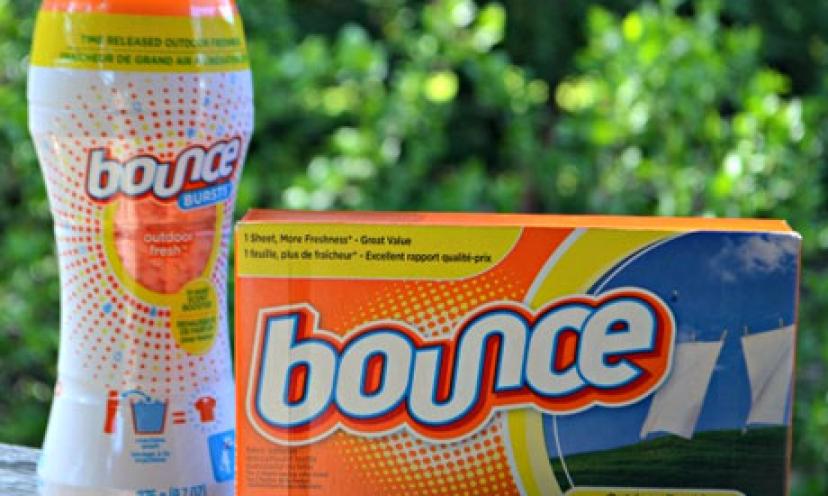 Get Bounce Laundry Products For Less!