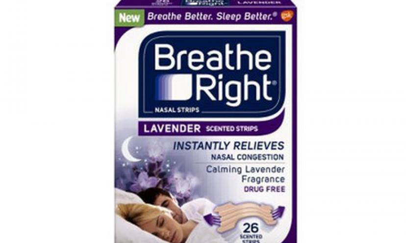 Try a FREE sample of Breathe Right Nasal Strips