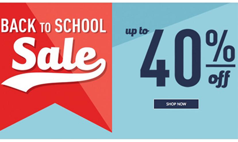 Get up to 40% off on back to school styles at Payless.com for you and the family!