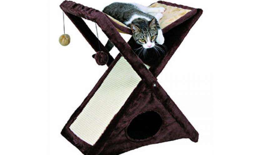 Save 37% Off on TRIXIE Pet Products Miguel Cat Scratching Tower!