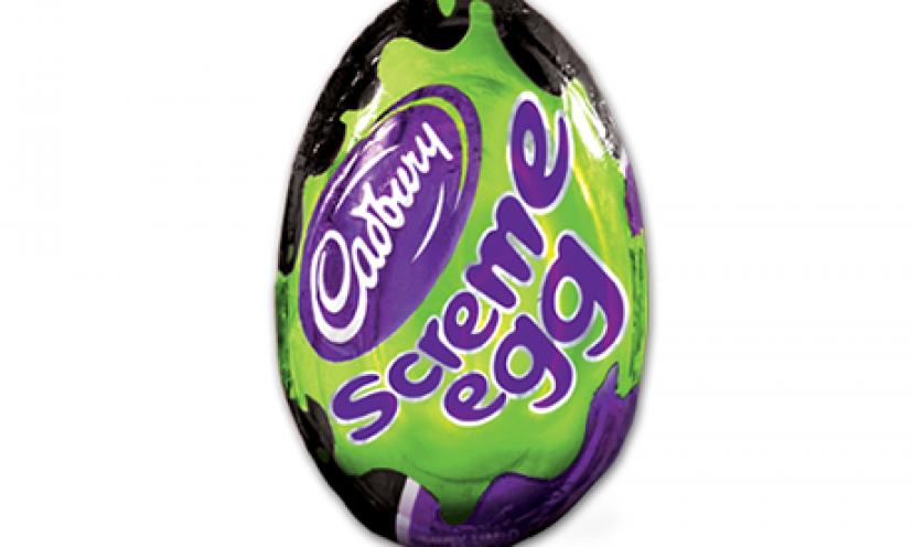 Save 100% when you buy a 1.2oz Cadbury Screme Egg!