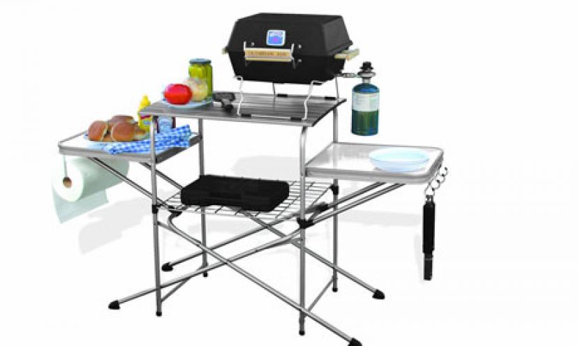 Get the Camco Deluxe Grilling Table for 43% Off!