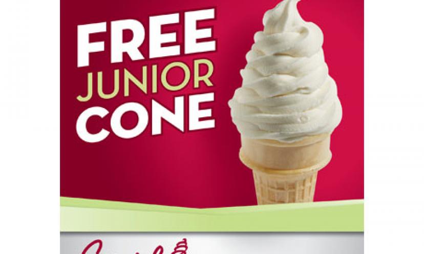 Get a FREE Junior Soft Serve Cup or Cone at Carvel on April 30!