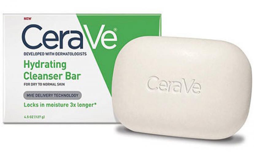 Get a FREE CeraVe Hydrating Cleanser Bar at Walmart!