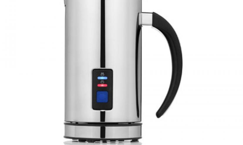 Save 60% Off Chefs Star Premier Automatic Milk Frother, Heater, and Cappuccino Maker!