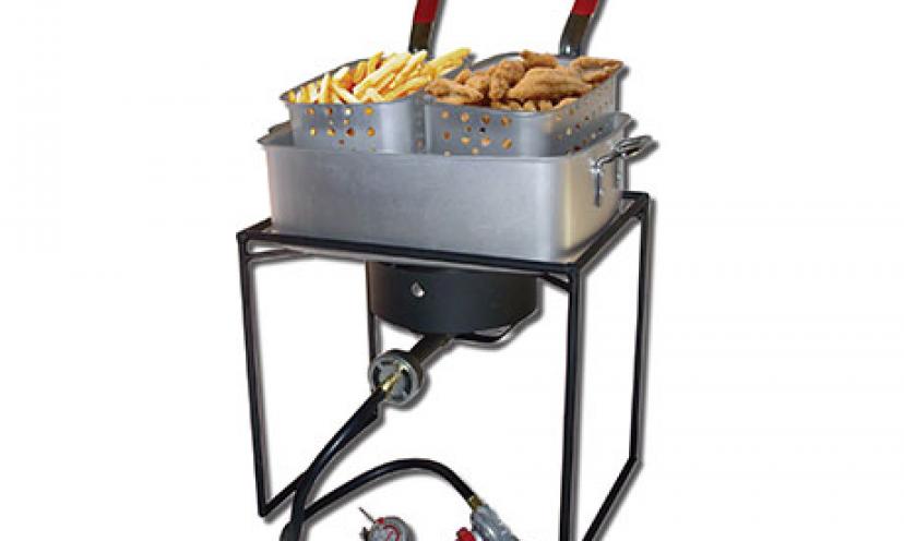 Save 53% Off on the King Kooker 16-Inch Propane Outdoor Cooker!