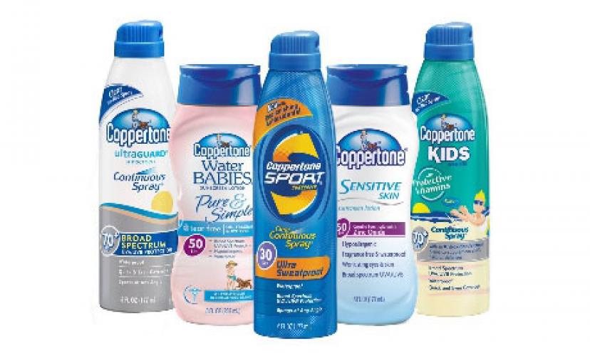 Get $3.00 Off Two Coppertone Sunscreen Products!