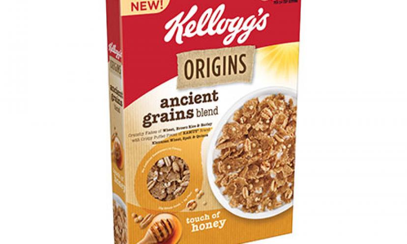 Save $1.00 off any Two Kellogg’s Origins Cereals!