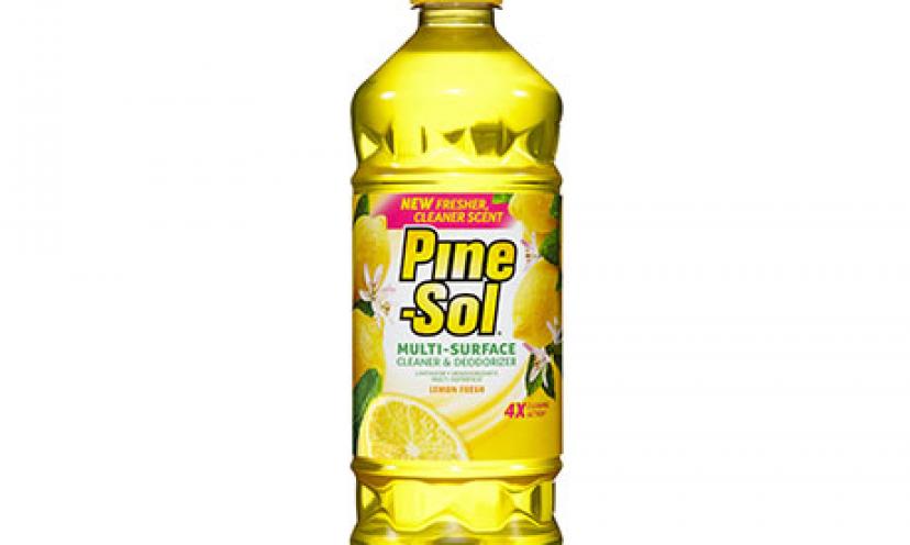 Save $0.75 Off One Pine-Sol Multi Purpose Cleaner!
