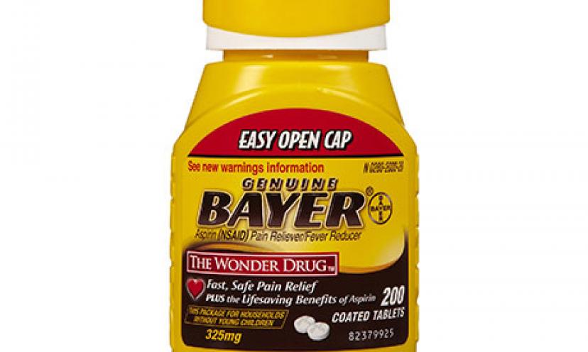 Save $1.00 off Bayer Aspirin!