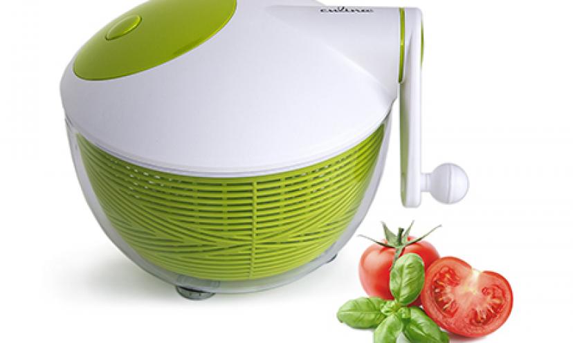 Enjoy 33% Off on the Culina 5qt Space Saving Salad Spinner!