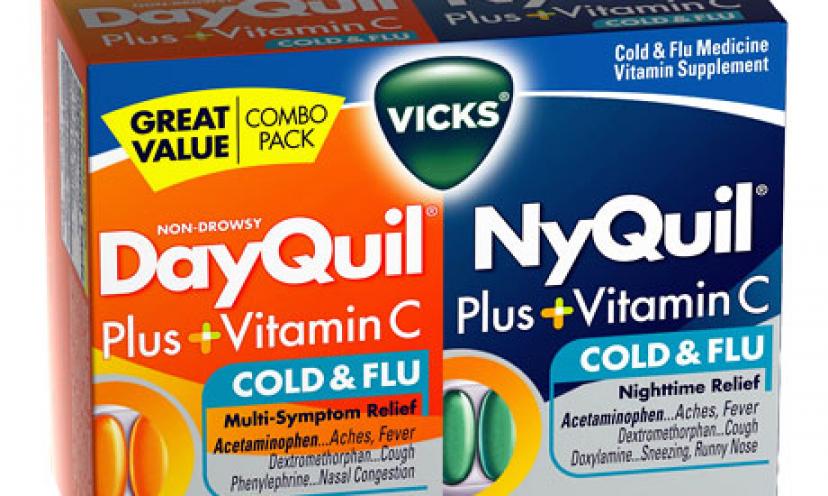 Get $2 off DayQuil or NyQuil!