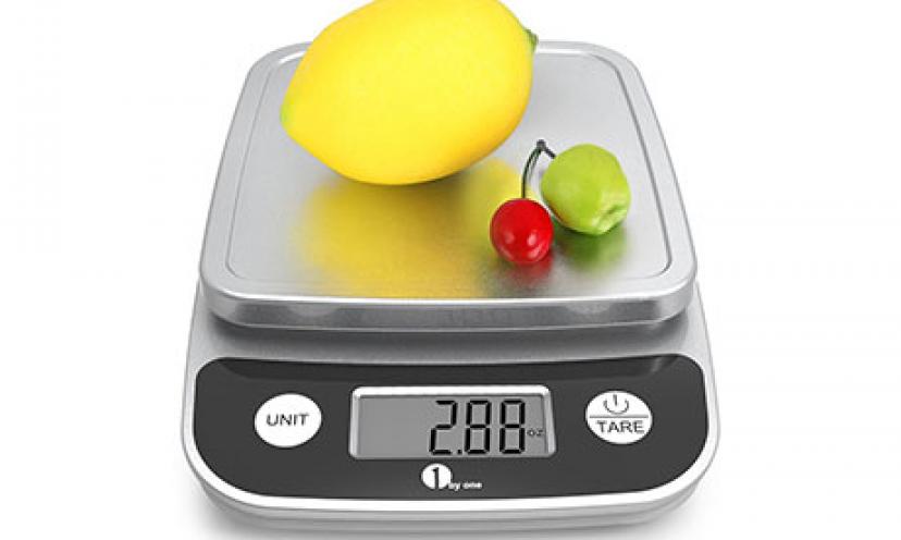 Save 68% On a Digital Display Kitchen Scale!