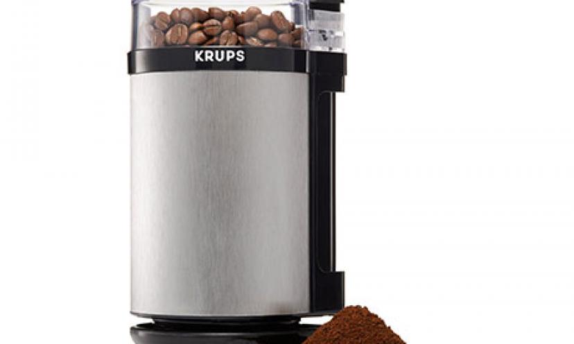 Save 48% Off on a KRUPS Electric Coffee Grinder!