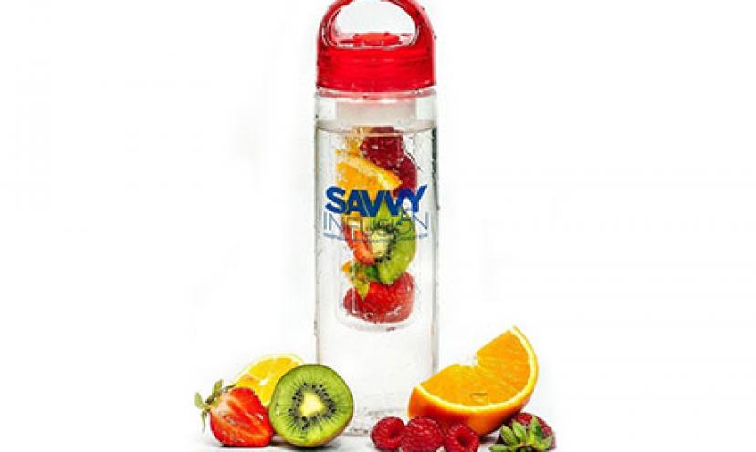 Save 41% on a Savvy Infusion Water Bottle!
