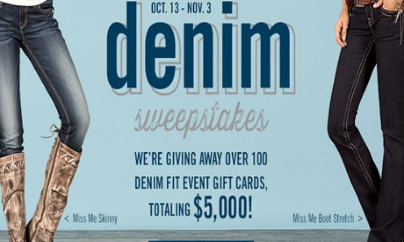 Win $500 worth of Gift Card from Buckle.com! Enter here!